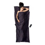 Cocoon - Drap de sac Thermolite et Soie Rect Travel Sheet Volcano Grey 