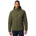 Mountain Hardwear - Doudoune Homme Super DS StretchDown Hooded Jacket Dark Army