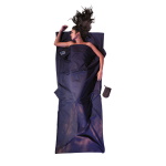 Cocoon - Drap de sac  Coton d'Egypte Rect Travel Sheet Bleu Touareg