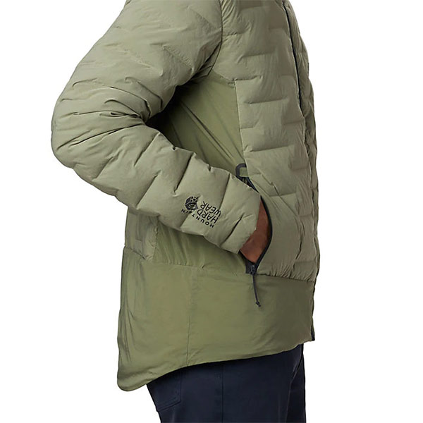 Mountain Hardwear - Doudoune Homme Super DS Climb Hooded Jacket (Light Army)