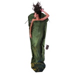 Cocoon - Drap de sac Soie Mummy Liner Dark Olive