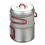 Evernew - Titanium Solo Pot Set 750 ml + 400 ml