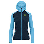 Karpos - Ambrizzola W Full Zip Hoodie (Sky Captain/Blue Atoll)