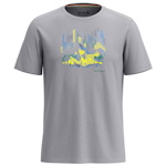 Smartwool - T-shirt Homme Active Vital Peaks (Light Gray Heather)
