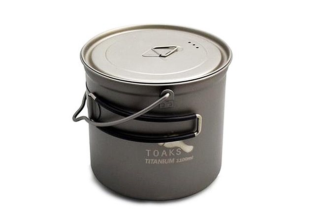 TOAKS - Titanium 1100ml Pot with Bail Handle 