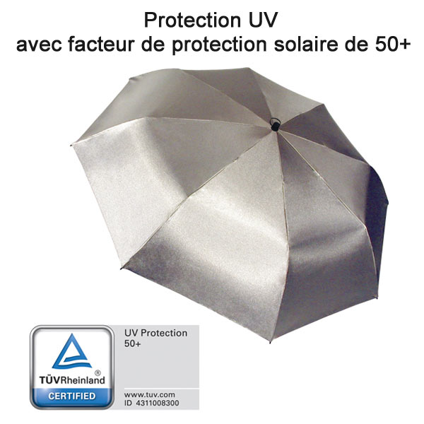 Euroschirm - Parapluie Swing Handsfree Silver Anti-UV