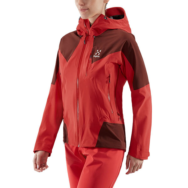 Haglöfs - Veste femme L.I.M Touring PROOF (Hibiscus red/maroon red)