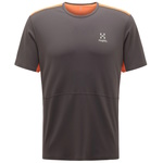 Haglöfs - L.I.M Crown Tee Men (Magnetite/Flame Orange)